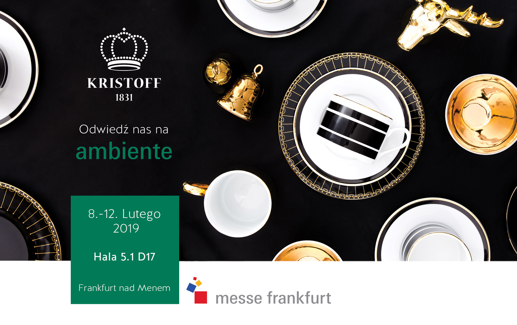 Porcelana Kristoff na targach Ambiente 2019